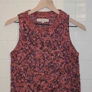 LOFT Pink Knit Tank